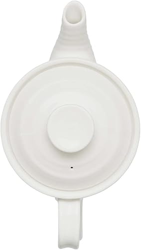 Miniatura 4 de Portmeirion Sophie Conran Tea for One - Juego de tetera, taza y platillo, juego de té apilado para el hogar u oficina, hecho de porcelana fina, apto