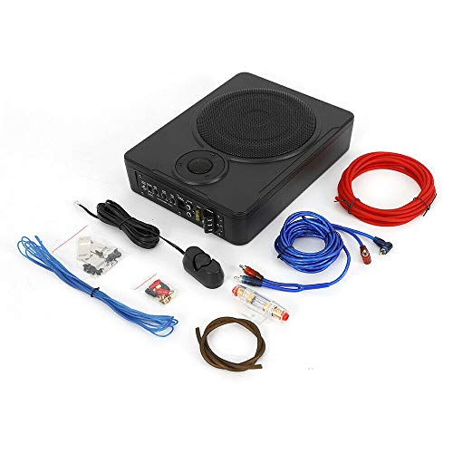 600W Ultradunne Aluminium Auto Subwoofer met Onderstoel Bevestigingskit - Afbeelding 5