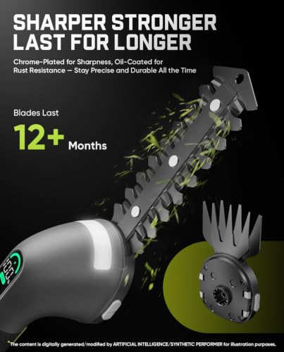 Fanttik Z10 Pro 6" Cordless Hedge Trimmer - image 3