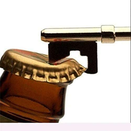 Image of Key Bottle Opener - Cool Bar Accessory with Keychain - Silver Color
