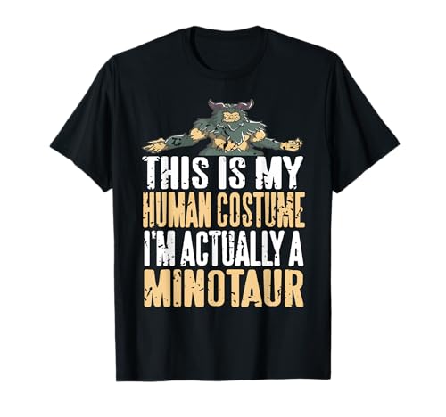 C’est Mon Déguisement Humain Je suis Un Minotaure T-Shirt
