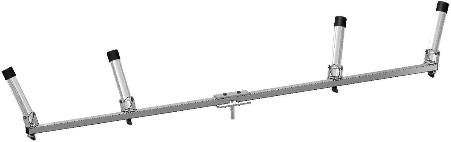 Stow Away Trolling System - Collapsable, Foldable, Seat Post Attaching, 4 Rod Holders Included