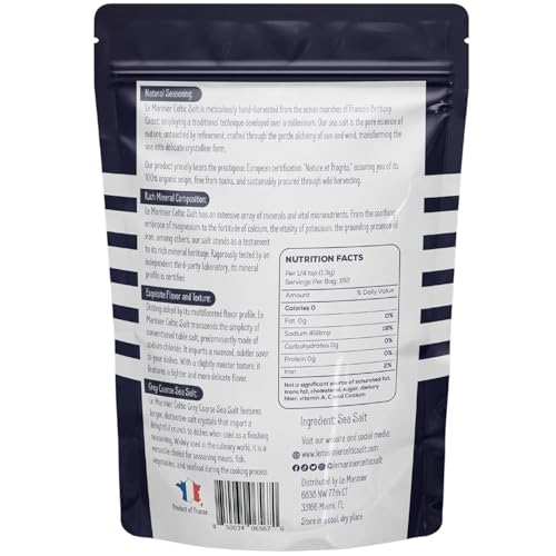 Le Marinier Sal Marina Gris Orgánica Gruesa 0.6lb miniatura 2