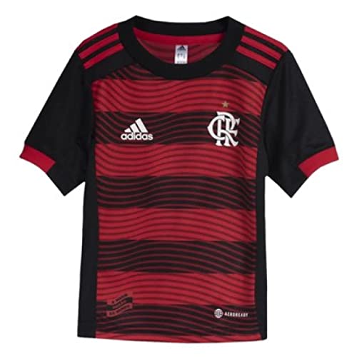 Mini Kit Uniforme Infantil 1 CR Flamengo 22/23 | adidas Brasil HA8331 (3A)