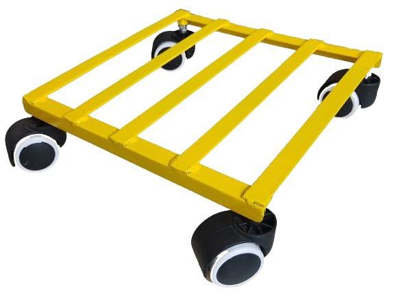 REDBUILD Yellow Metal in Black Wheels Planters Square Shape Stand |Thick and Strong Wheels |Yellow Stand Stylish Gamla Planters Perfect Stand For Planter indoor and Outdoor (Set of 1) (B0CRL5BBH9) Amazon Price History, Amazon Price Tracker