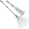 Amazon.com : TABOR TOOLS Adjustable Metal Rake - Collapsible ...