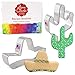 Cinco de Mayo / Mexican Heritage Cookie Cutter Set - 2 piece - Sombrero and Cactus - Ann Clark - Tin Plated Steel