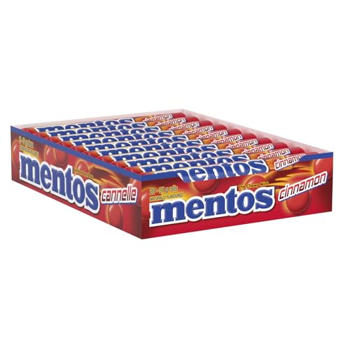 Image of Mentos Cinnamon Candy, 1.32-Ounce Rolls (Pack of 20)
