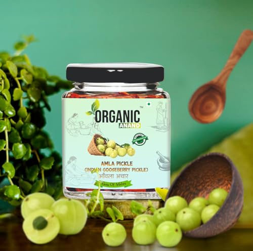 Image of Organic Anand Amla Pickle 250g | Homemade Indian Gooseberry Pickle | Traditional Amla Ka Achaar | Natural, Homemade Pickle | No Artificial Preservatives | Ready to Eat