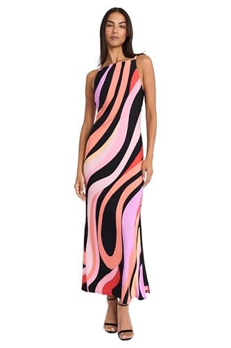 Donna Morgan Women's Sleek Form-Fitting Maxi Floor Length Column ...