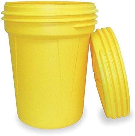 Eagle 1600SL Salvage Drum,Open Head,30 gal,Yellow