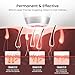 DermRays Diode Laser Hair Removal for Men and Women, V8S for Skin Tone 1-5, Permanent Reduction in Hair Regrowth, The World's First FDA-cleared Home-use Wide-Angle 810nm Laser Hair Removal Device