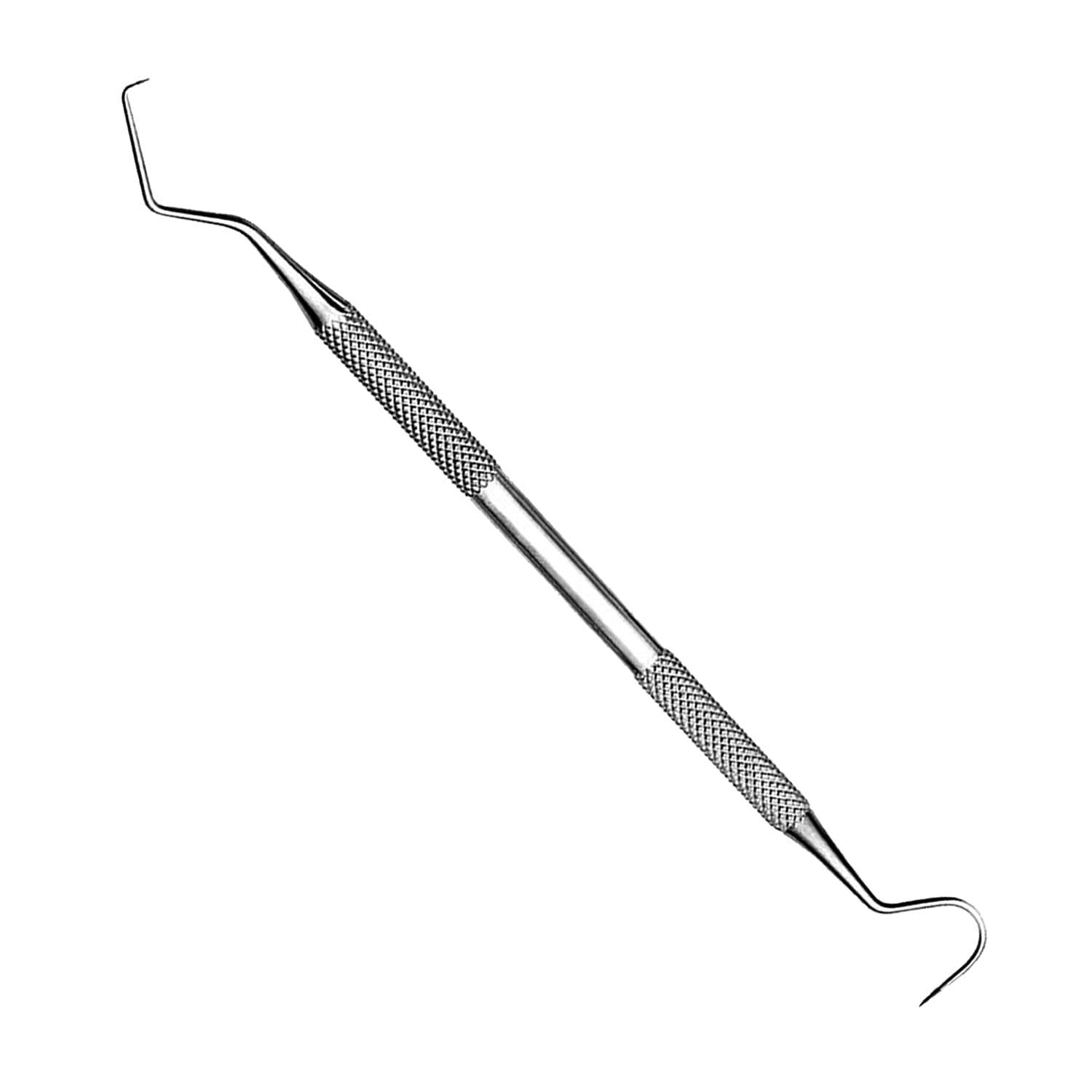 Alis Dental Scaler Double Ended | Dental Oral Care Probes Stainless Steel Tooth Scraper Dental Hygiene Teeth Cleaning Plaque Tartar Removal For Personal & Pets Adl102 Pack Of 1 (Dental Scaler)