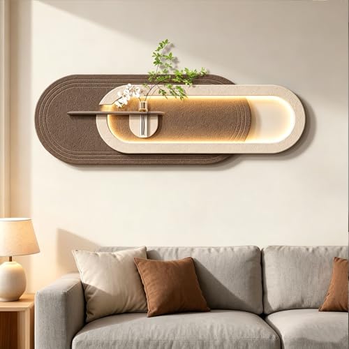 Décoration murale LED 3D grand format pour habiller un salon ou une entrée