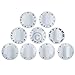 Produktbild Knebelset, Drehknopfset, Knopf universal 7-teilig weiß für Backofen
