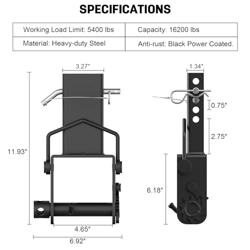 Winch de bolsillo para remolque AUH 4 unidades miniatura 2