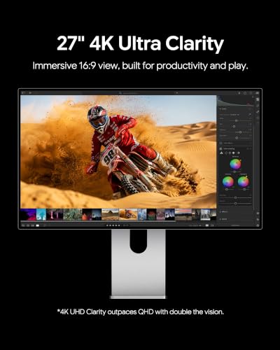 Image of P27D 27 inch 4K Monitor, IPS Glossy Panel (Minimalist with Stand)