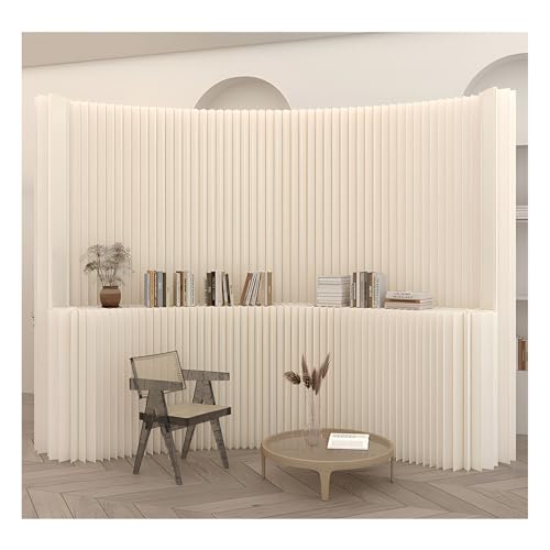 Paravent séparateur d'écran en papier design contemporain 16,4 pi