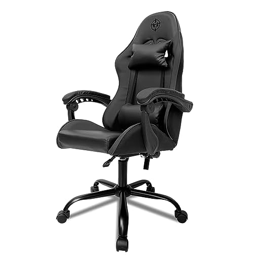 Cadeira Gamer TGT Heron, Preta, TGT-HR-BL01