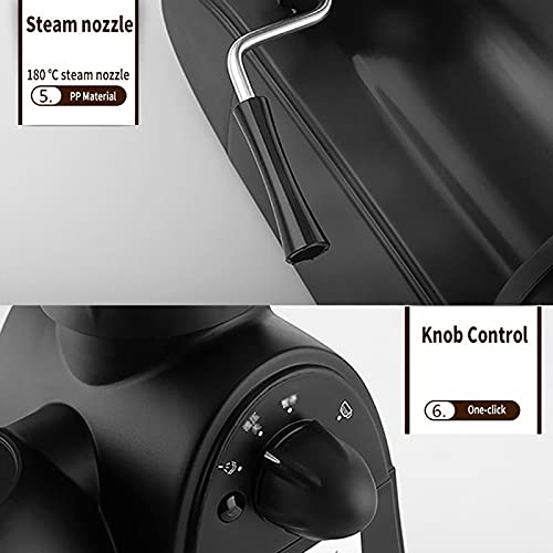Cafetera Espresso 800W con Vaporizador 240 mL miniatura 3