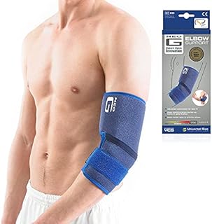 Neo G Elbow Support - for Epicondylitis, Tennis Golfers Elbow, Sprains, Strain Injuries, Tendonitis, Arthritis, Recovery, Sports - Adjustable Compression - Class 1 Medical Device