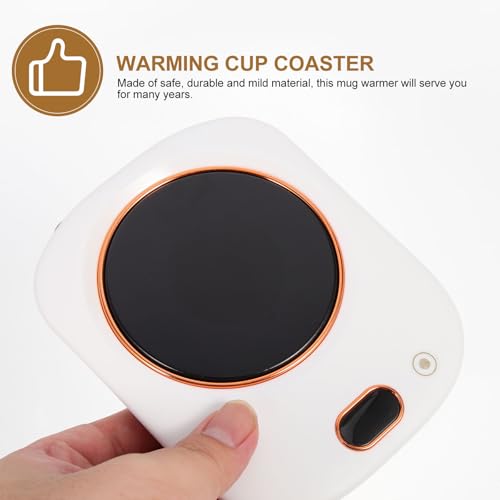 Almohadilla calentadora de taza USB portátil de acero para dormitorio 5