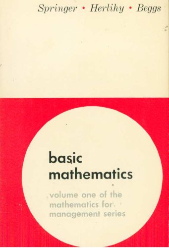 Basic Mathematics: Springer, C.H.: 9780256005158: Amazon.com: Books