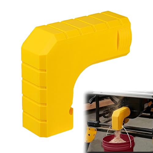 Table Saw Dust Adapter Compatible with Dewalt Table Saw DWE7485 Snap-On Dust Port with Hook Tool-Free Installation Compact Design for Efficient Sawdust Collection