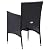 YITHOPI 7 Piece Patio Dining Set with Cushions Poly Rattan Black Versatile Lounge Furniture Outdoor Lounge Set Patio Furniture Sets Balcony Furniture Sets for patios, Gardens, Decks