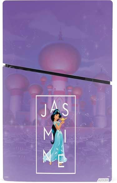 Skinit Decal Gaming Skin Compatible with PS5 Slim Digital Edition Console - Officially Licensed Disney Princess Jasmine Magic Lamp Design