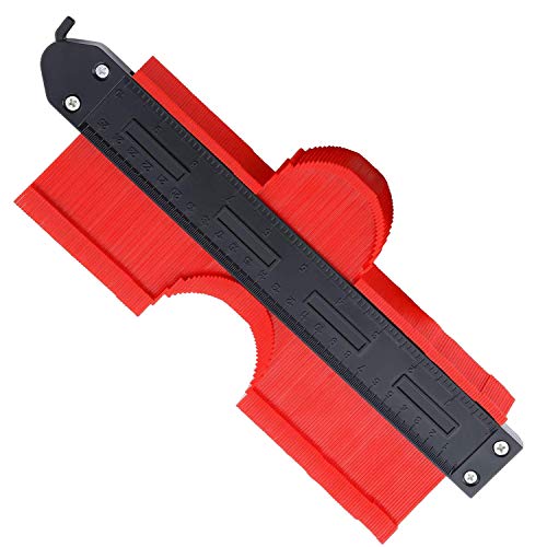 Konturenlehre, Chengran 25cm Verbreitert Konturmesser mit Schloss Messen Skala Klemmhebel Unregelmäßiges Kontur Duplikator für Duplikator Kopieren