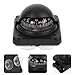 NULYLU Car Compass Ball Dash Mount Magnetic Automotive Dashboard Compass with Adjustable Declination for Vehicle and Boat Navigation