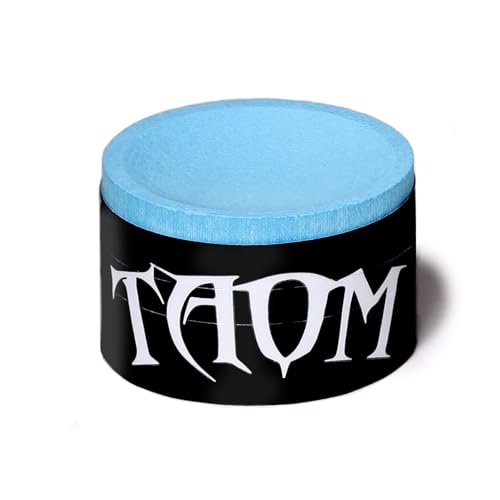 Taom Pyro craie de billard bleu structure haute adhérence avec support inclus - 3