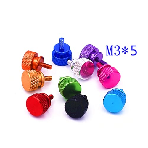 Vis moletées en aluminium M4x8mm pour ouvrir votre boîtier PC à la main - 4