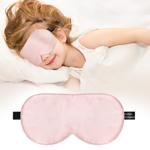 Kids Silk Sleep Mask with Adjustable Strap