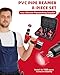ERAYCO 8PCS PVC Pipe Reamer Kit, Plastic Pipe Fitting Reamer Tool, Fit into Standard 1/2