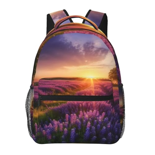 Sac à dos de voyage lavande de haute qualité pour ordinateur