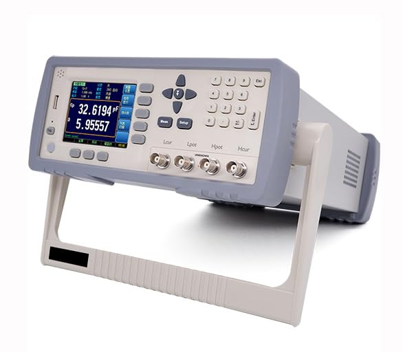 Benchtop LCR Meter Digital LCR Bridge with Measurement Frequency 10Hz～100kHz Resolution 0.001Hz DCR DCR 0.00001Ω ~ 99.9999MΩ Monitor Parameter Z, D, Q, θr, θd, R, X, G, B, Y,Vac,Iac,Δ, Δ%