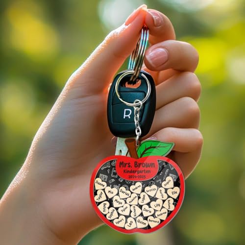 Imán decorativo personalizado para maestro de forma rectangular miniatura 4