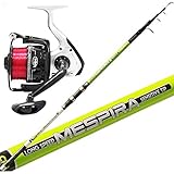 agc Super Combo Surfcasting Caña carrete e hilo