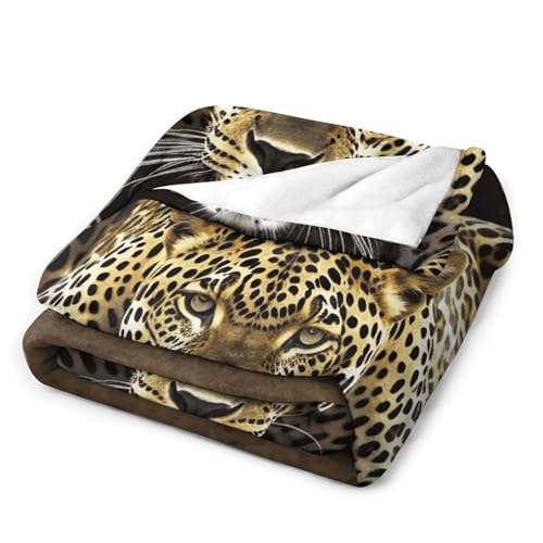 Couverture douce flanelle léopard pour des moments de tendresse cocooning - 4