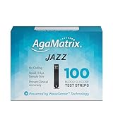 AgaMatrix 100 Piece Jazz Test Strip, 0.1 Pound