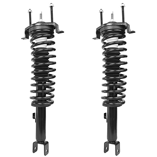 Detroit Axle - 2pc Rear Struts for 2001-2006 Chrysler Sebring Convertible 2002 2003 2004 2005 2 Ready Struts w/Coil Spring Assembly Replacement Suspension Quick Install Ready Strut Shock Assembly