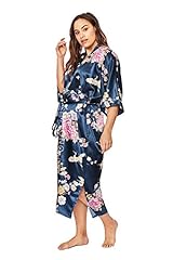 Chrysanthemum & Crane - Navy