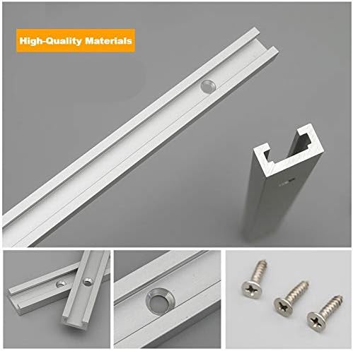 2pcs T-track T-slot Miter Track Jig T Screw Fixture Slot 19x9.5mm for Table Saw Router Table Woodworking Tool DUO ER (Color : 800mm)