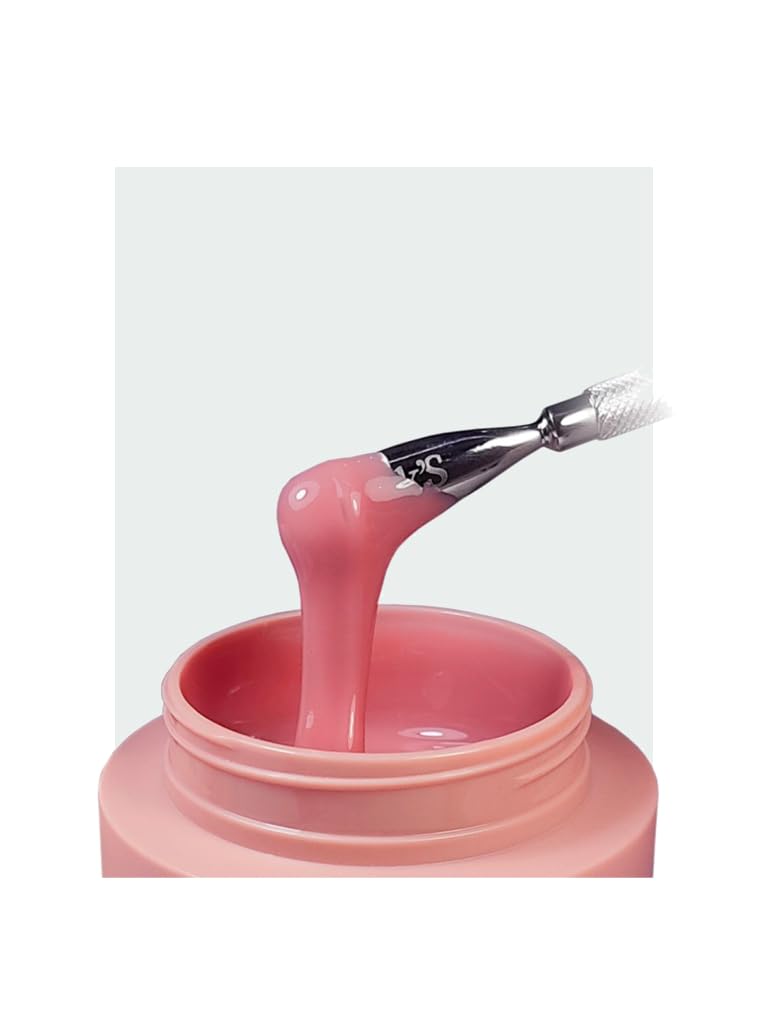 Fiber Macchiato 100 gr gel autolivellante unghie, costruttore gel, builder nails rosa