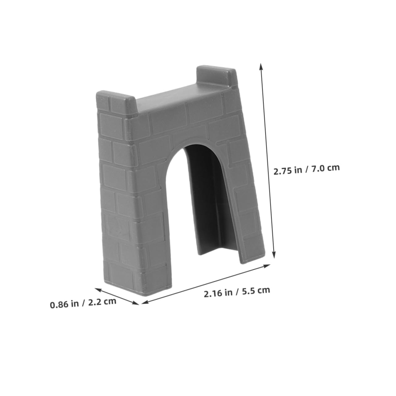 Sosoport Mini Train Track Toys 6pcs Bridge Supports Plastic Track Connectors Bridge Pier for Boys and Girls