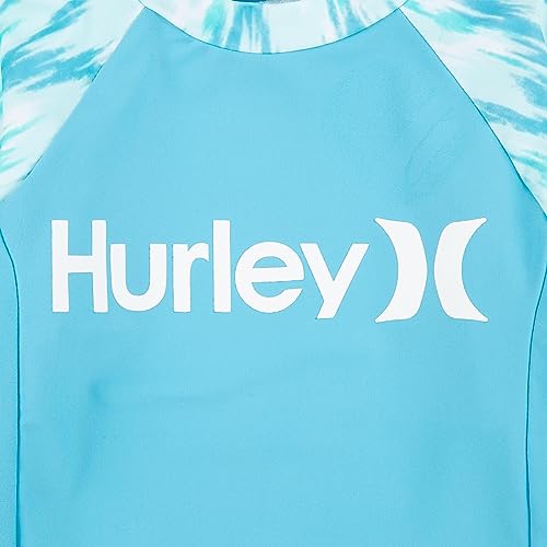Image of Hurley Girls Long Sleeve Rash Guard Swimsuit