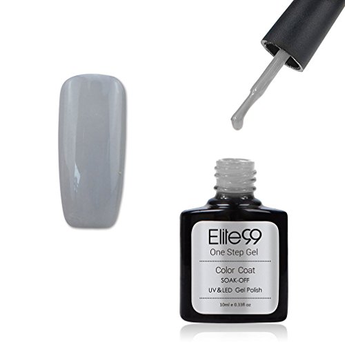 Elite99 One Step Gel Polish No Need Base Top Coat Nail Art UV LED Light Grey