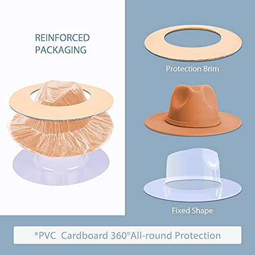 Sajuzen Wide Brim Fedora Hats For Women Mens Felt Fedora Hats With Belt Buckle #TOP4